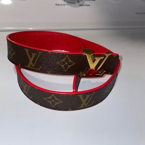 Authentic LV women’s reversible belt